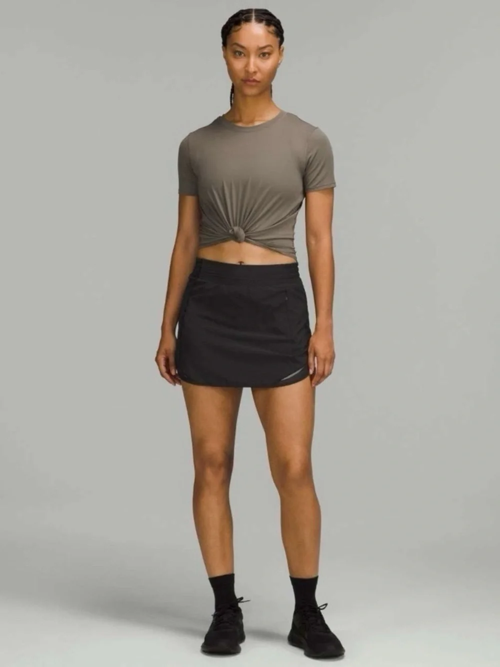 NEW Lululemon Hotty Hot High-Rise Skirt Black